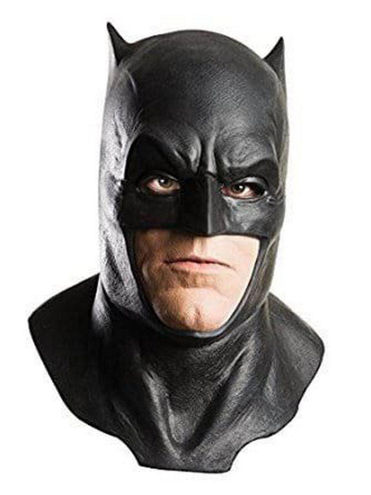 Adult Batman V Superman: Dawn Of Justice Batman Foam Latex Cowl Mask - costumes.com
