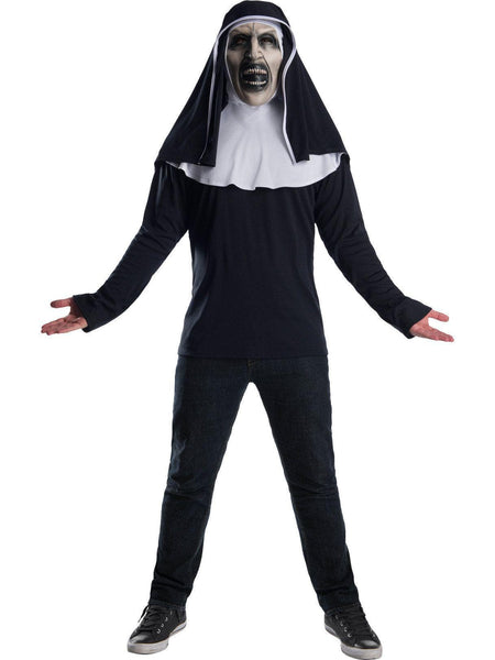 Men's The Nun Costume Top with Mask