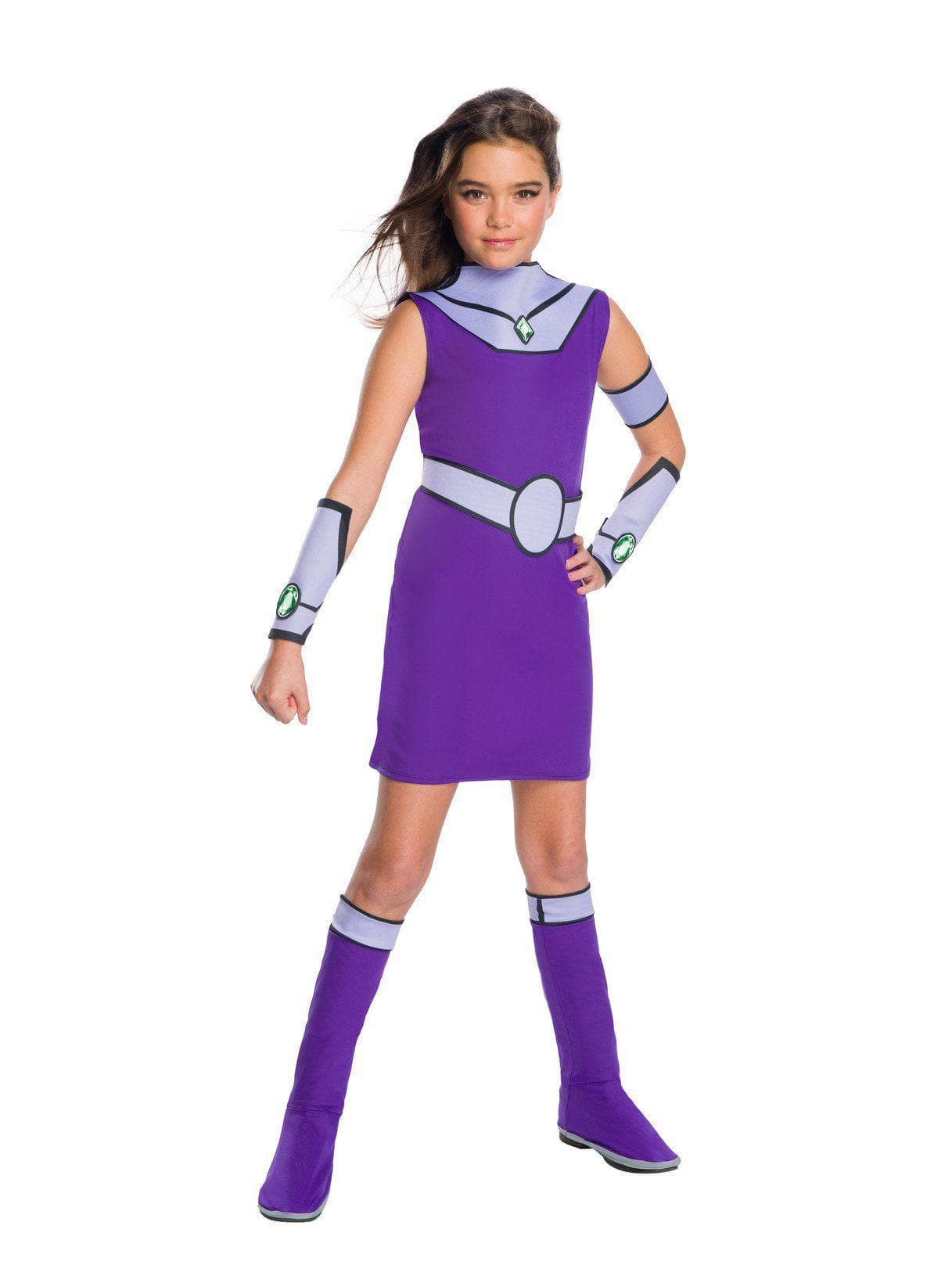 Kids Teen Titans Starfire Deluxe Costume - costumes.com