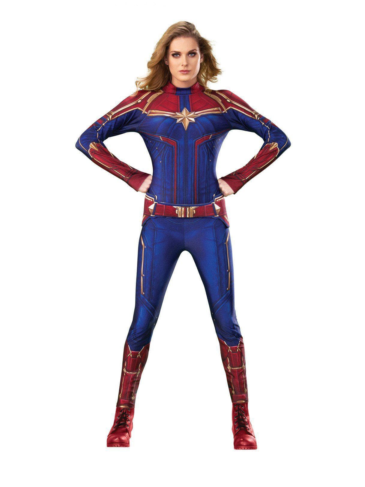 Adult Captain Marvel Captain Marvel Costume - costumes.com