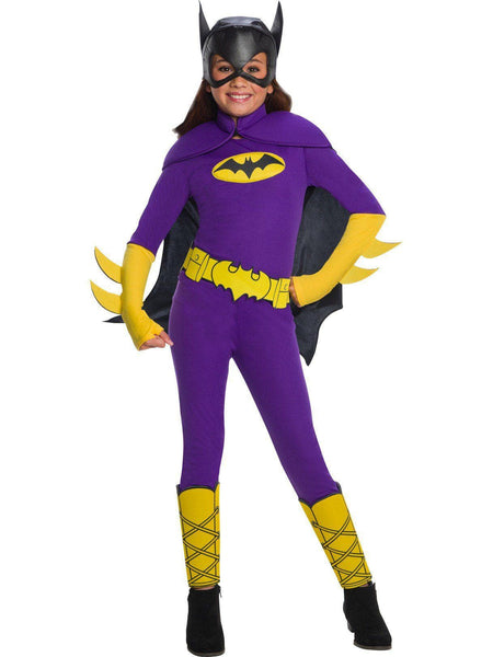 Girls' DC Superhero Girls Batgirl Jumpsuit, Headpiece and Eye Mask