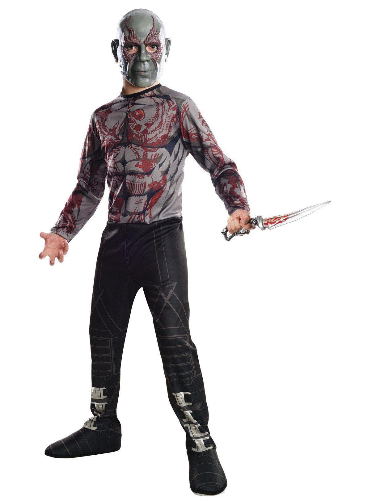 Kids Guardians Of The Galaxy Drax Costume - costumes.com