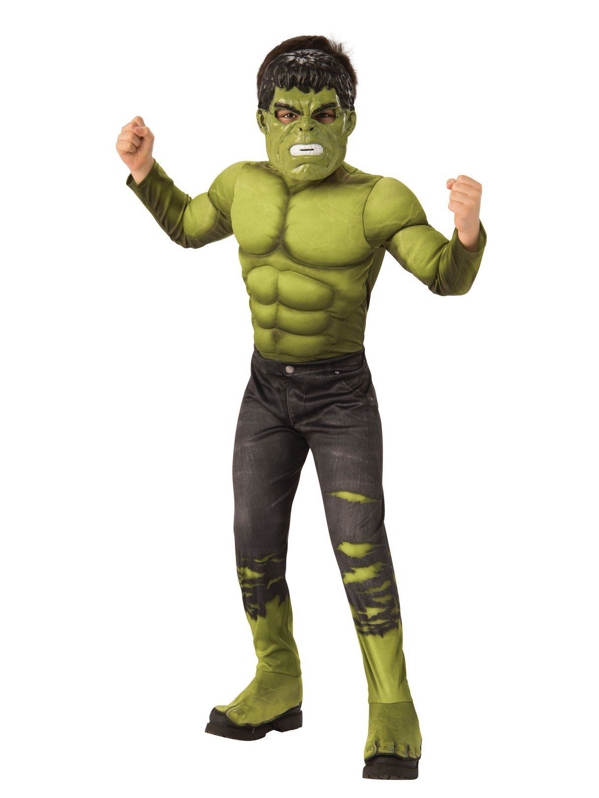 Kids Avengers Hulk Deluxe Costume - costumes.com