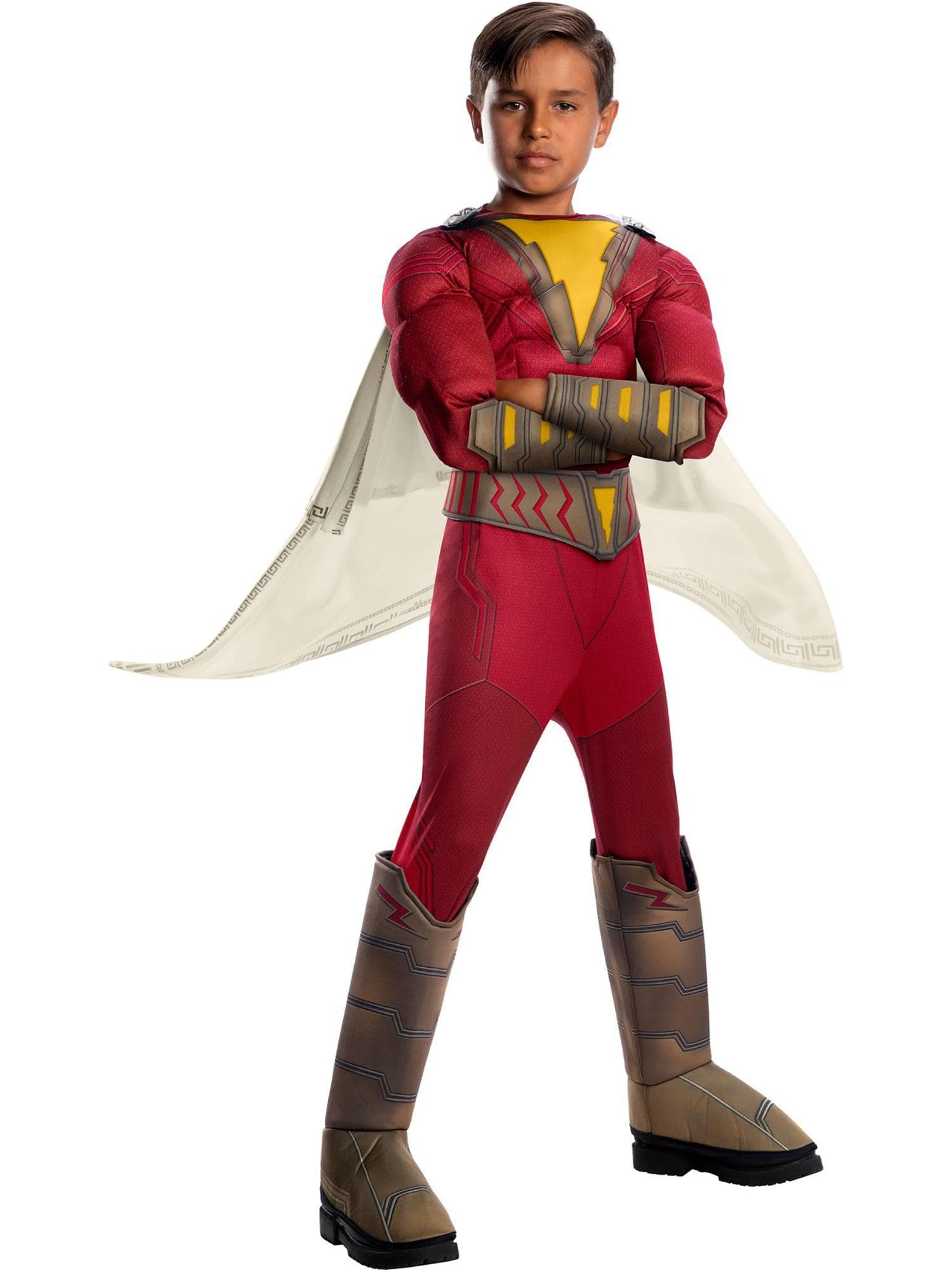 Kids Deluxe Shazam Costume - costumes.com