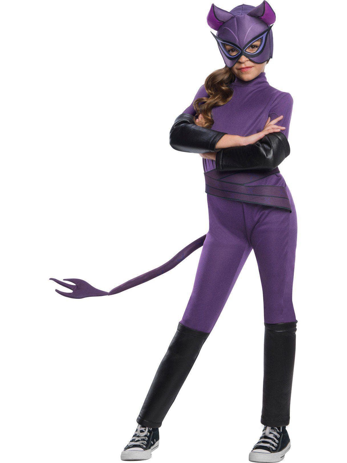 Girls' DC Superhero Girls Catwoman Costume - Deluxe - costumes.com