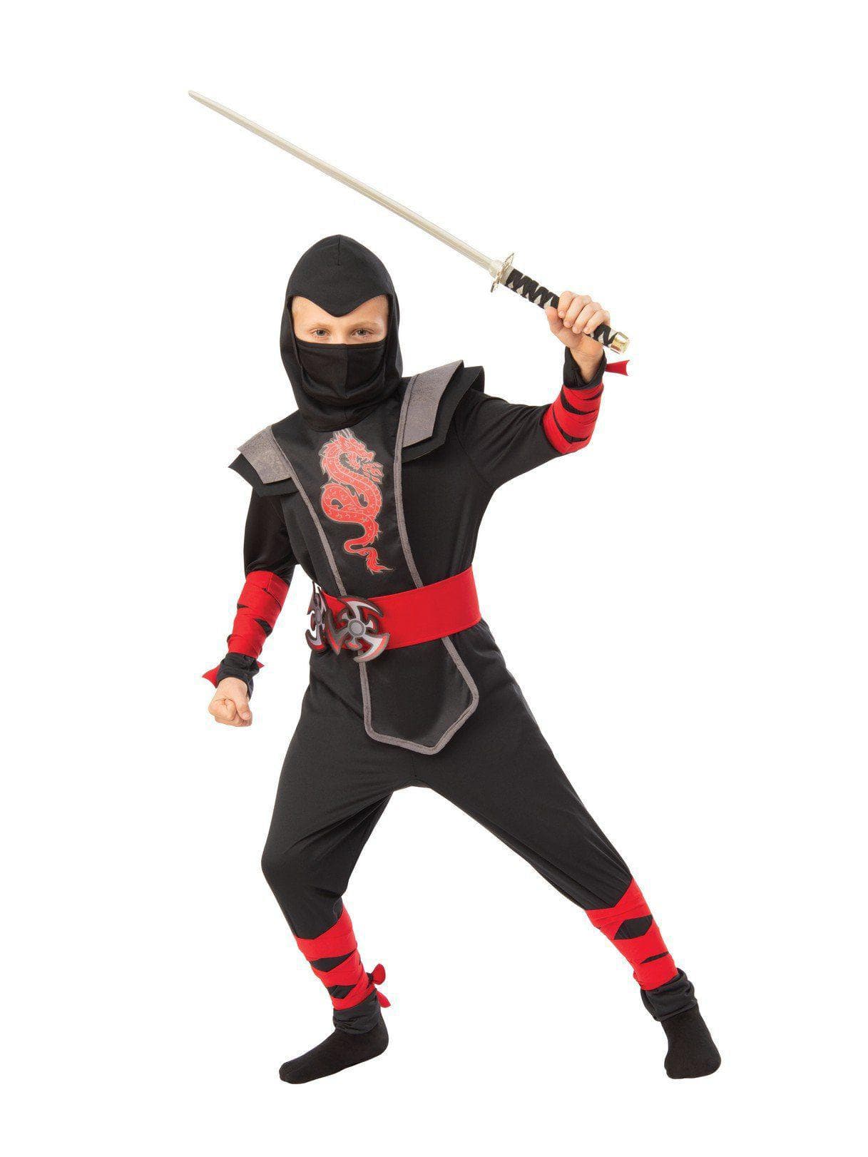 Kids Red Ninja Costume - costumes.com