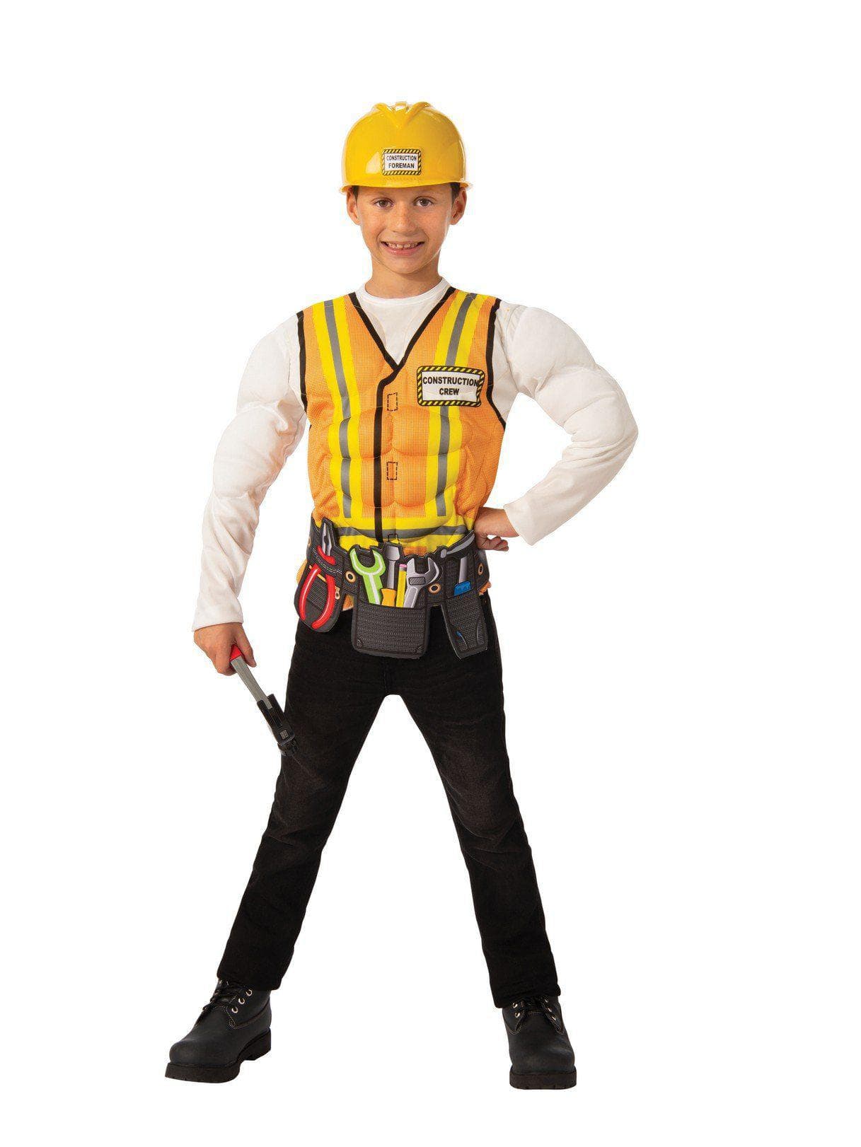 Kids Construction Worker Costume - costumes.com