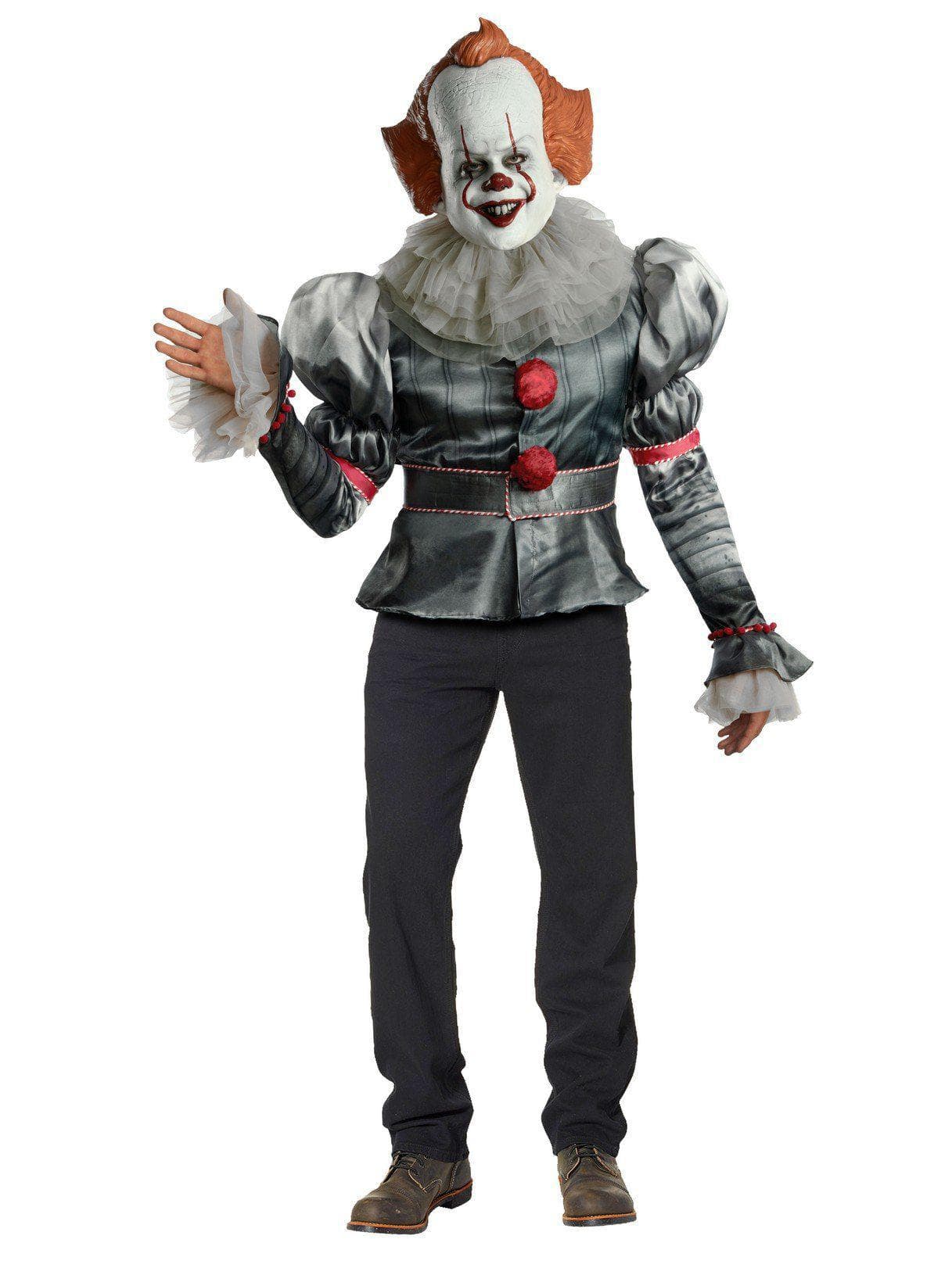Adult It Pennywise Deluxe Costume - costumes.com