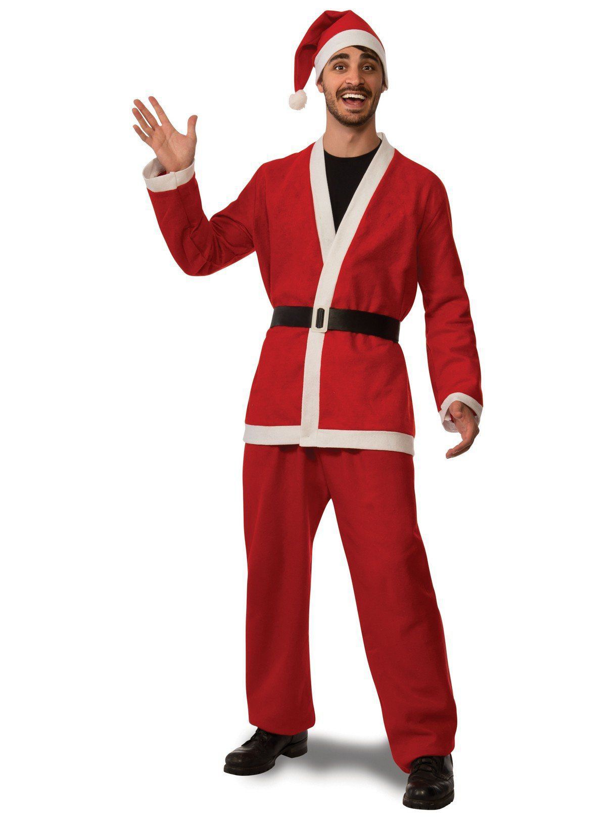 Adult Felt Santa Suit Costume - costumes.com