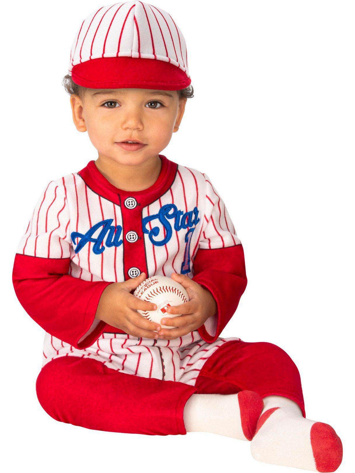 Baby/Toddler Baseball Player Costume - costumes.com