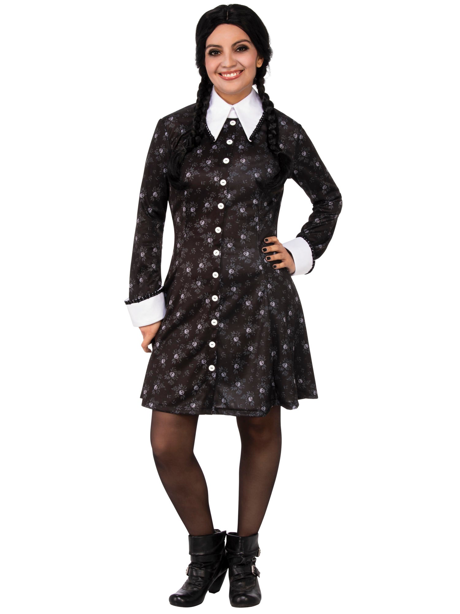 Wednesday Addams Costume โ Adult XS