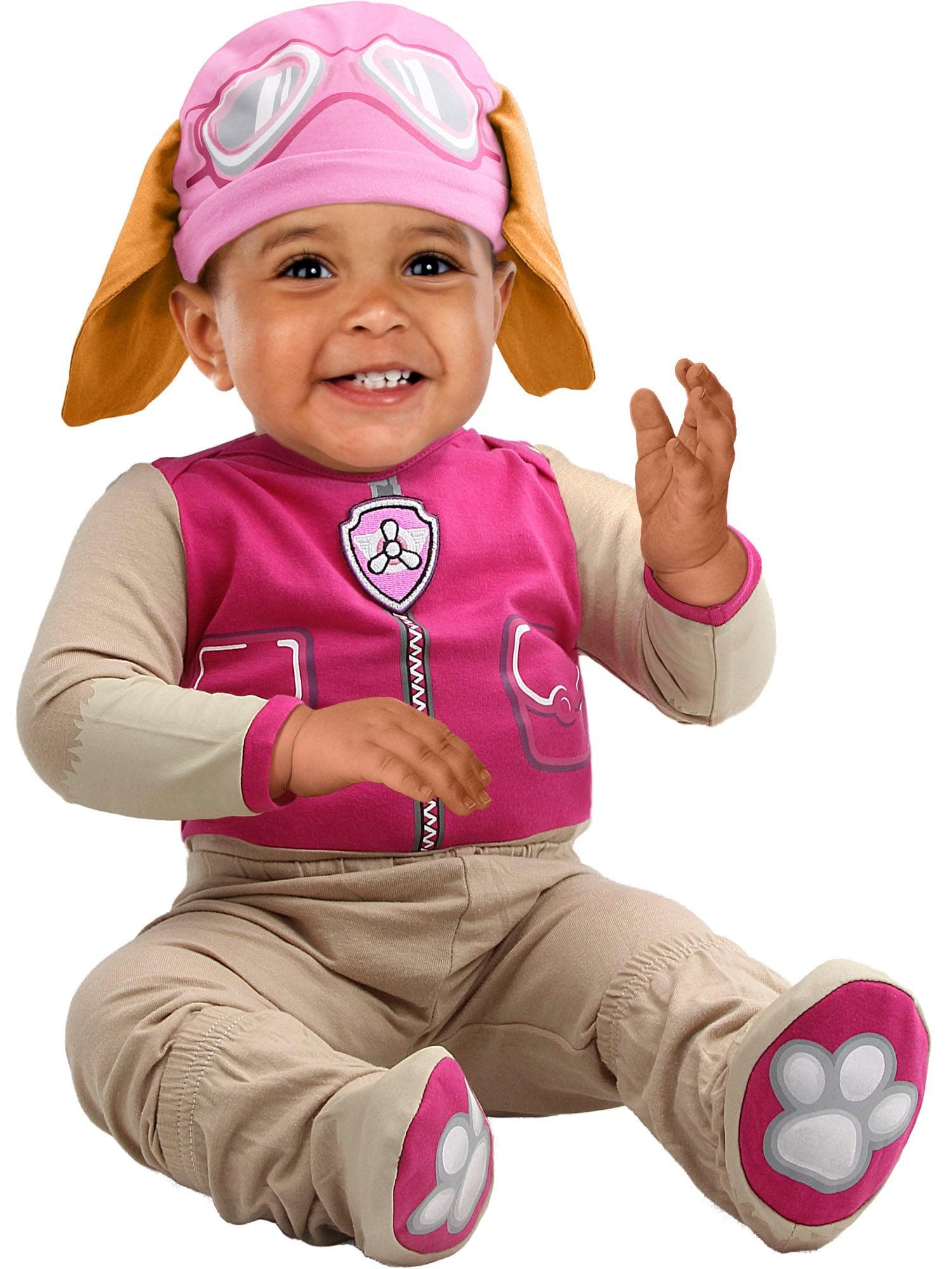 Paw Patrol Chase Skye Romper and Hat for Babies and Toddlers - costumes.com