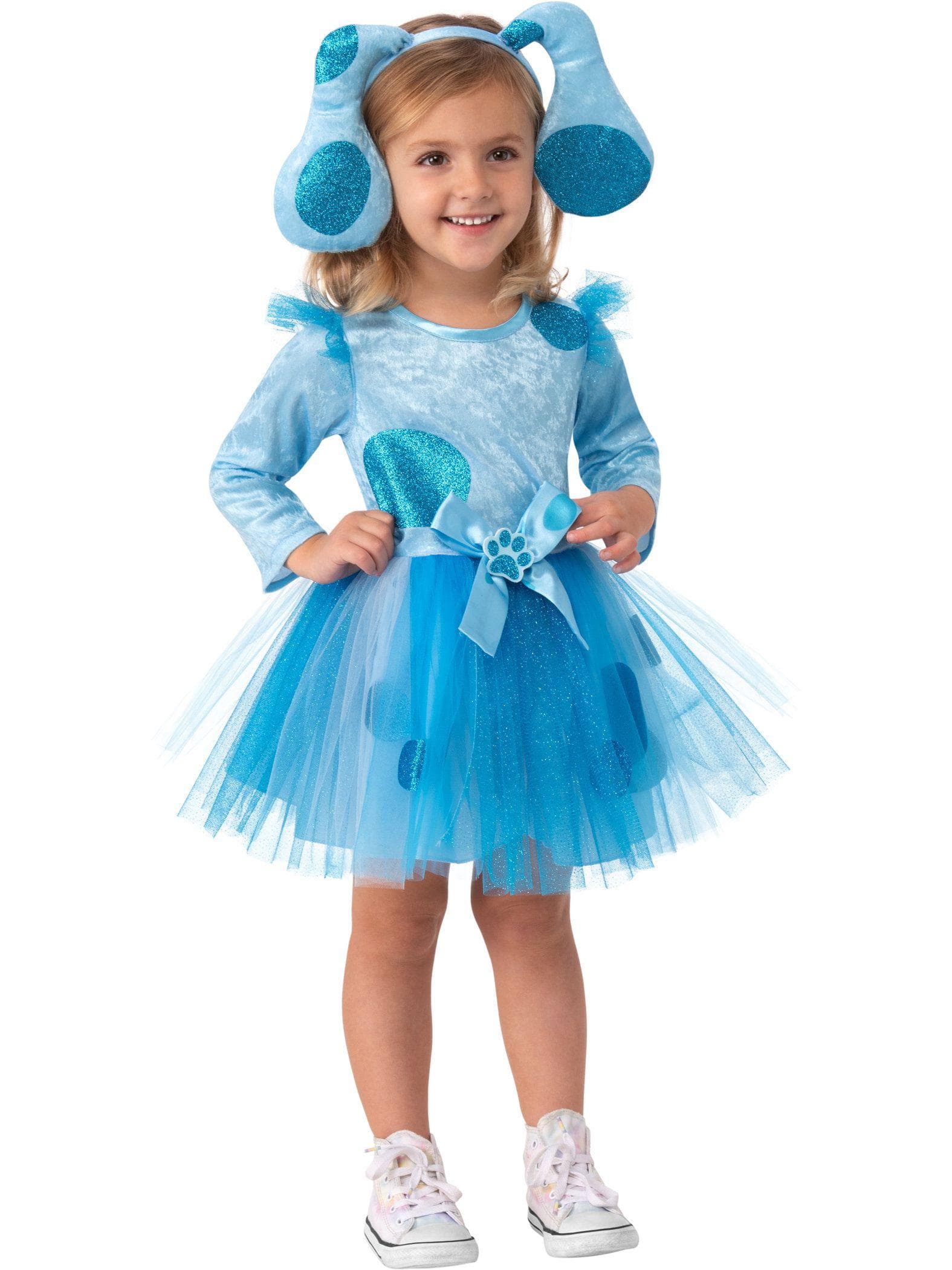 Girls' Blue's Clues Blue Tutu Dress and Headband - costumes.com