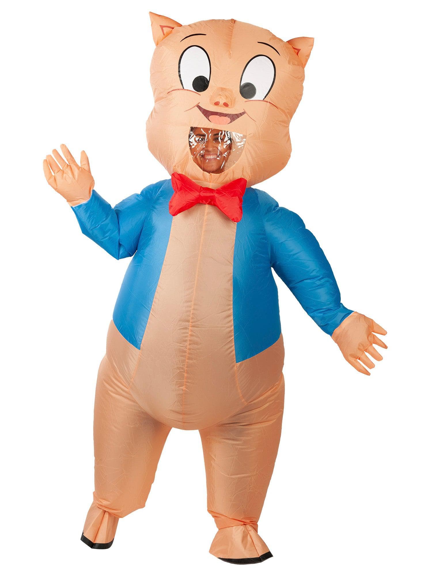 Adult Looney Tunes Porky Pig Inflatable Costume - costumes.com