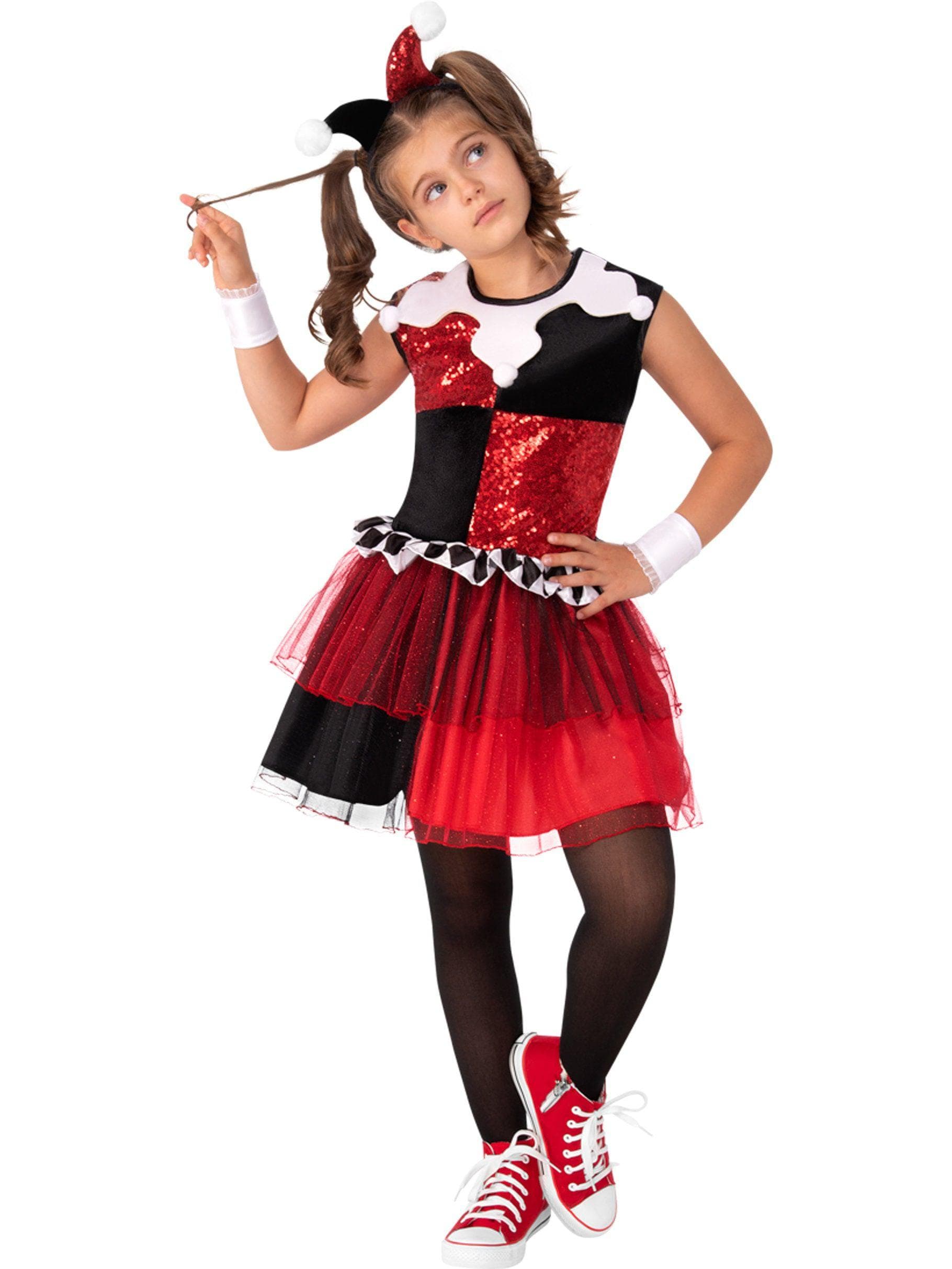 Kids DC Comics Harley Quinn Costume - costumes.com