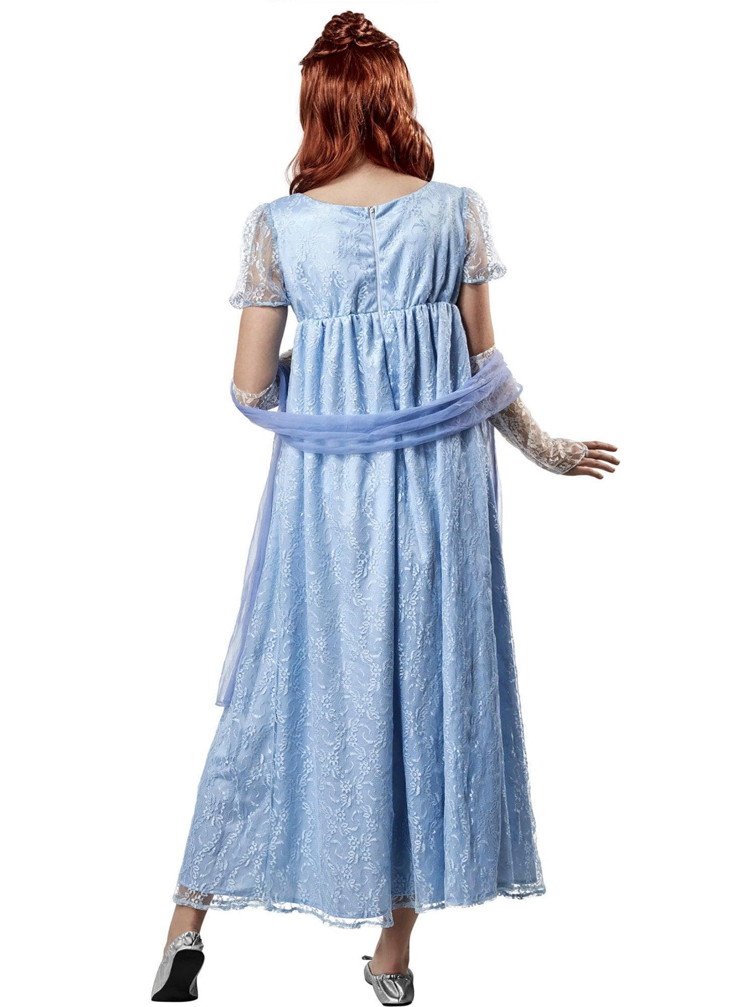 Women's Regency Blue Lace Dress - costumes.com