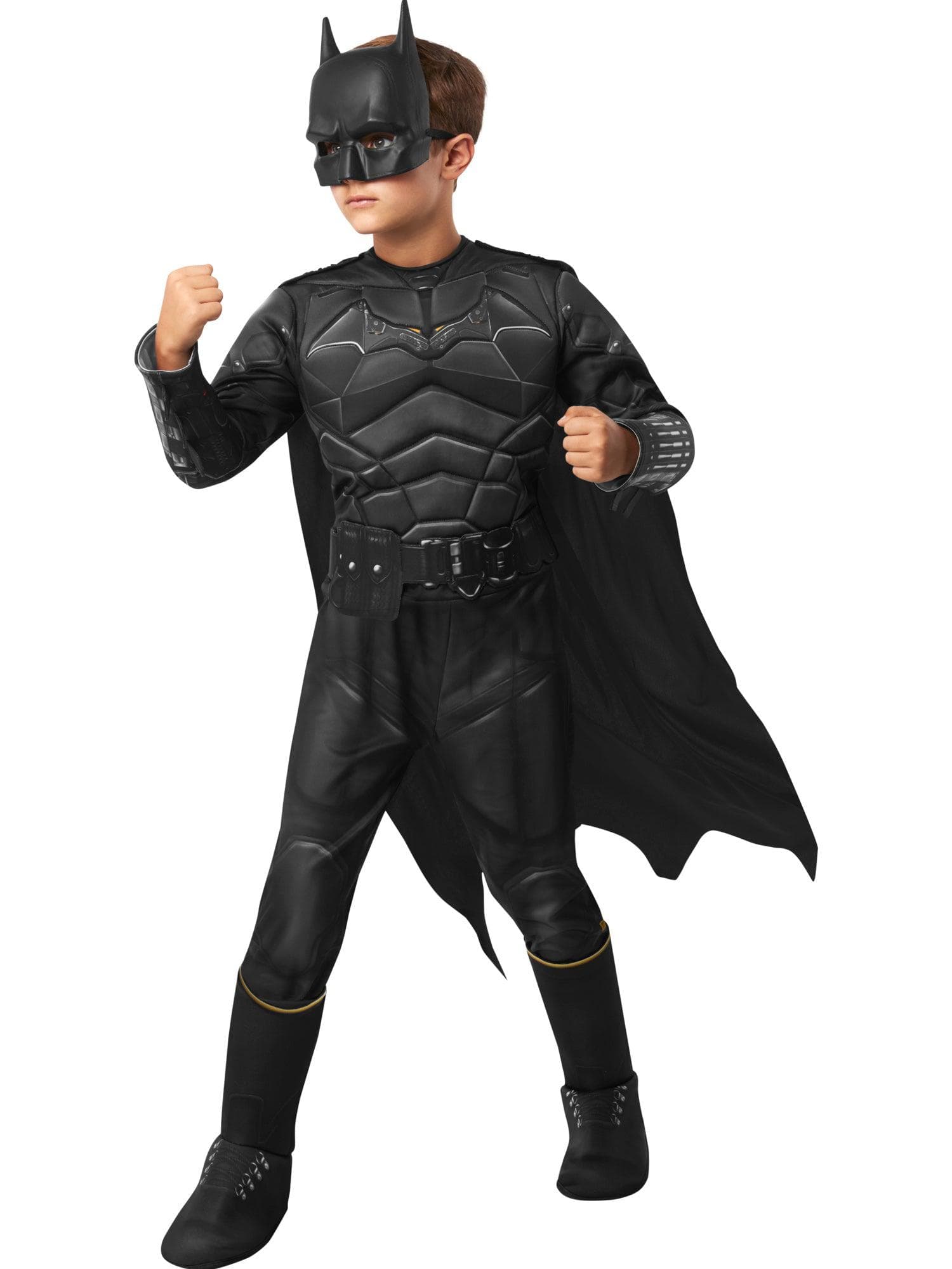 The Batman Deluxe Kids Costume - costumes.com