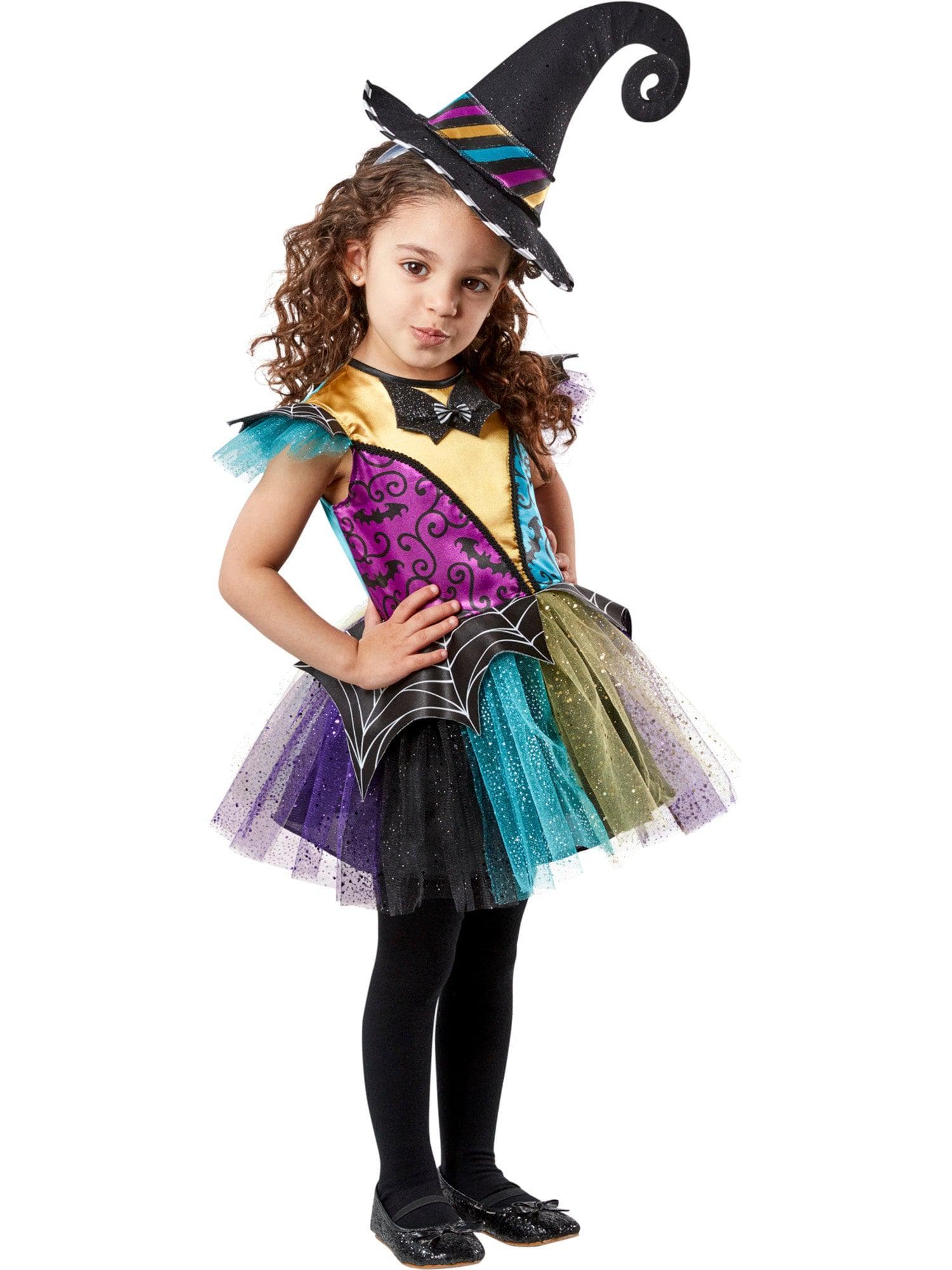 Patchwork Witch Costume for Toddlers - costumes.com