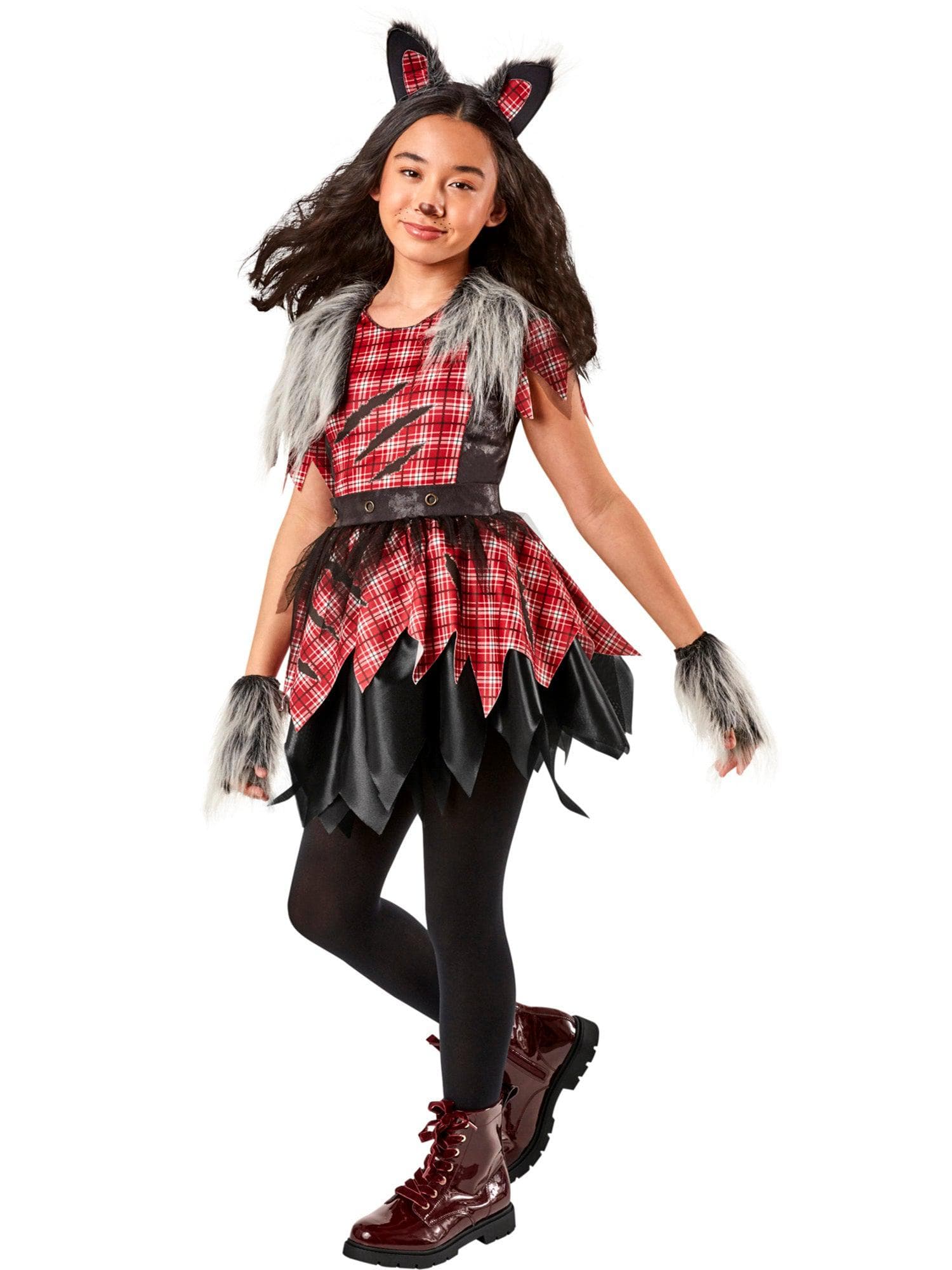 Girls' Wild Werewolf Costume - costumes.com