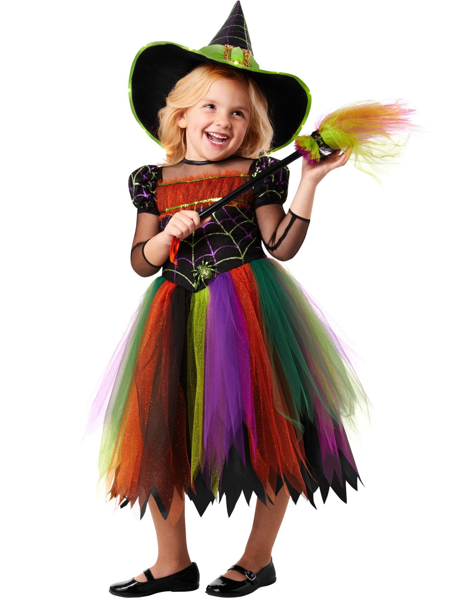 Girls' Bright Harvest Witch Costume - costumes.com