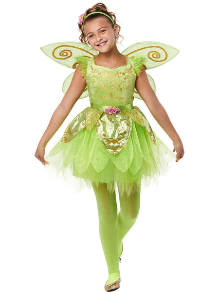 Girls' Green Fairy Costume