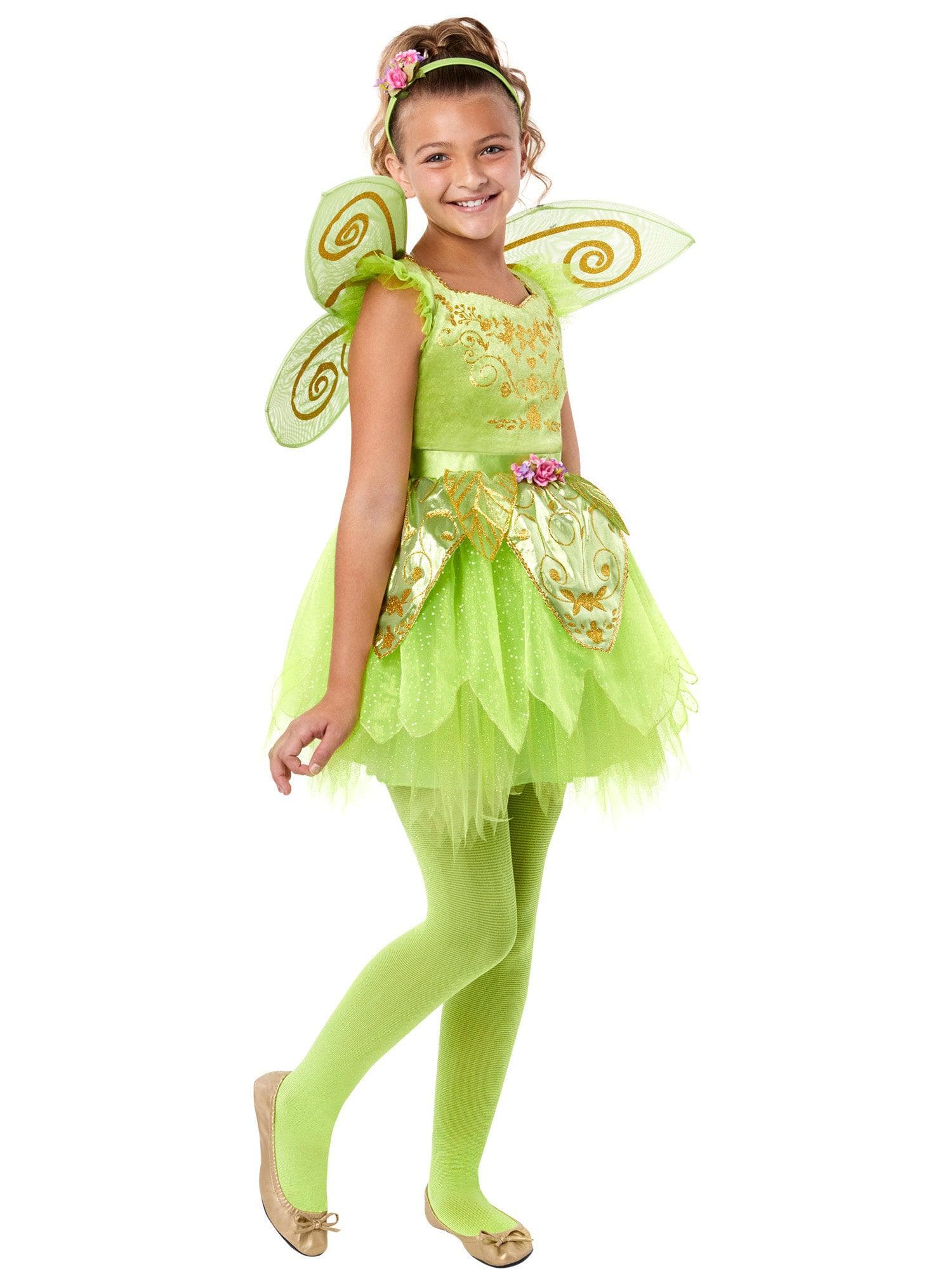 Girls' Green Fairy Costume - costumes.com