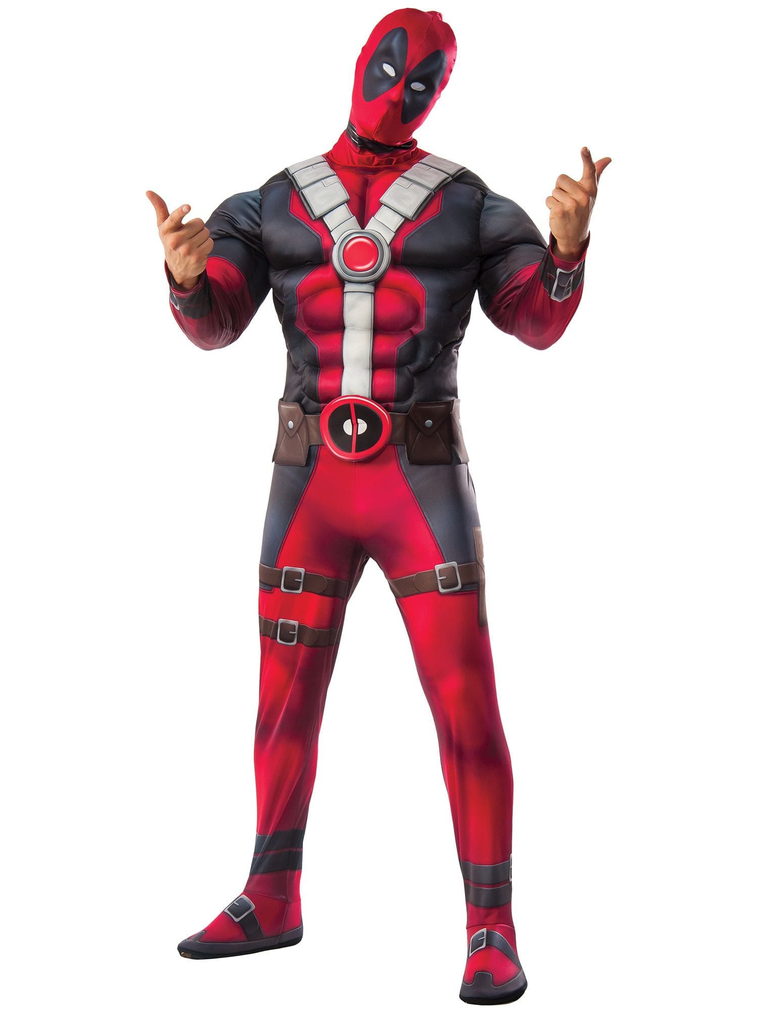Men's Marvel Deadpool Costume - Deluxe - costumes.com