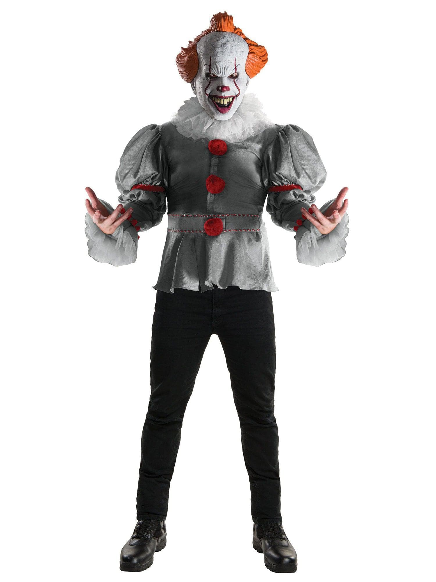 Adult It Pennywise Deluxe Costume - costumes.com