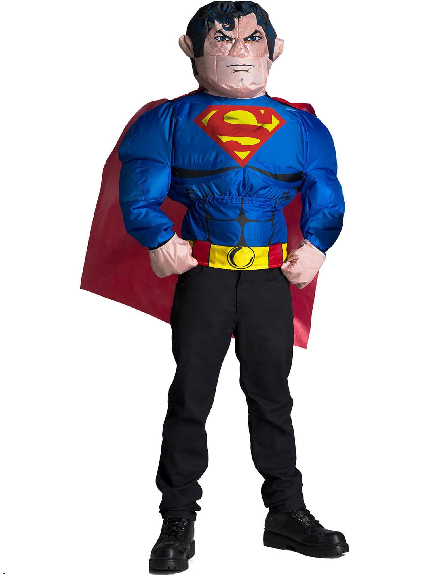 Men's Justice League Superman Inflatable Costume - costumes.com
