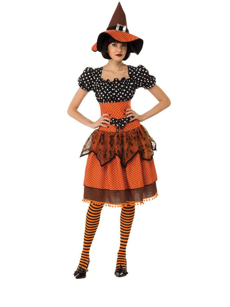 Adult Polka Dot Witch Costume