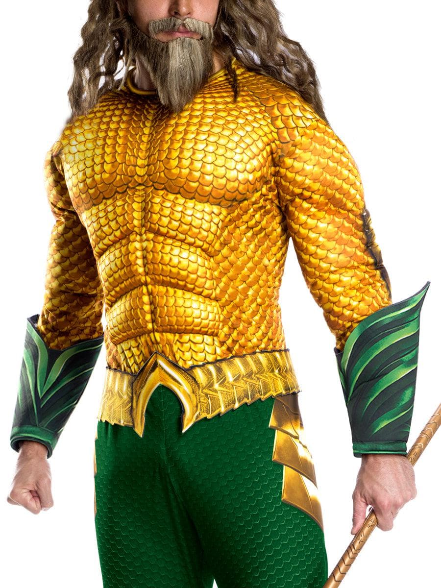 Adult Justice League Aquaman Deluxe Costume - costumes.com