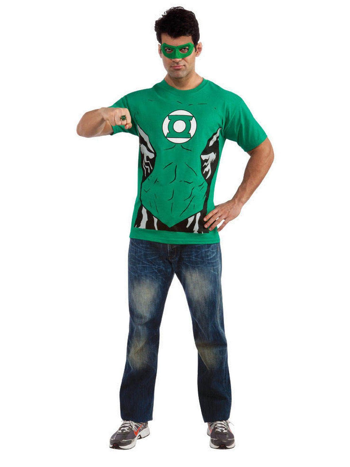 Adult Justice League Green Lantern T-Shirt - costumes.com