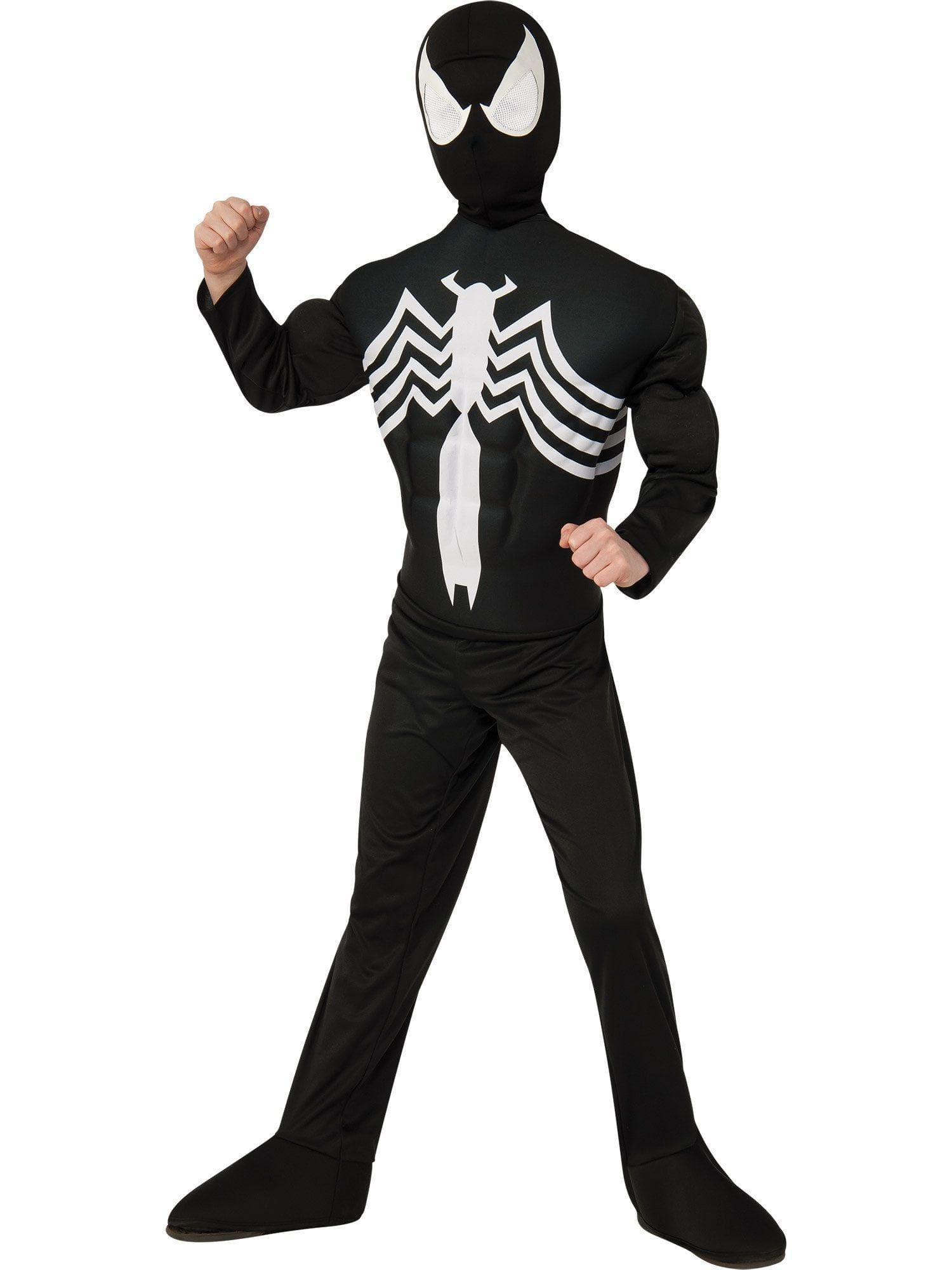 Kids Black Spider Spiderman Muscle Chest Costume - costumes.com