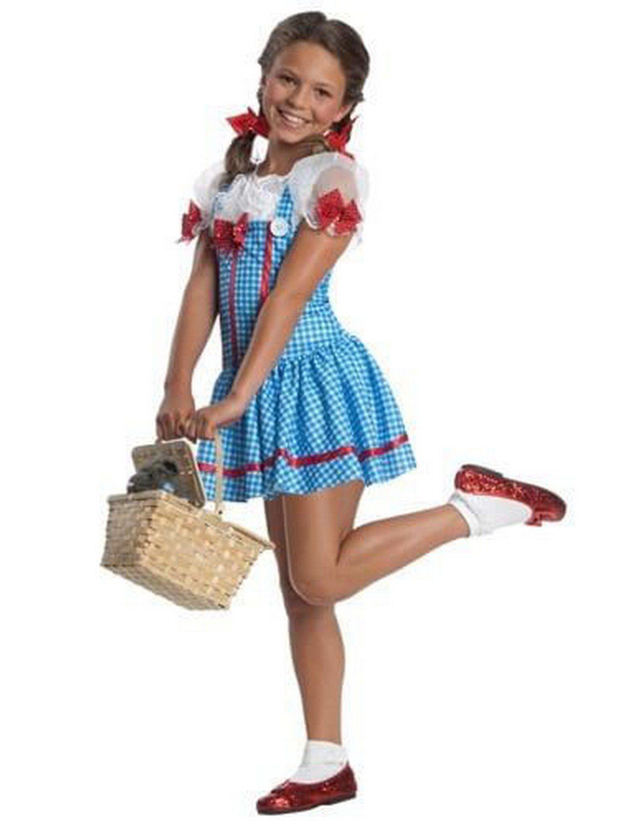 Girls' Red Bow Wizard of Oz Dorothy Costume - costumes.com