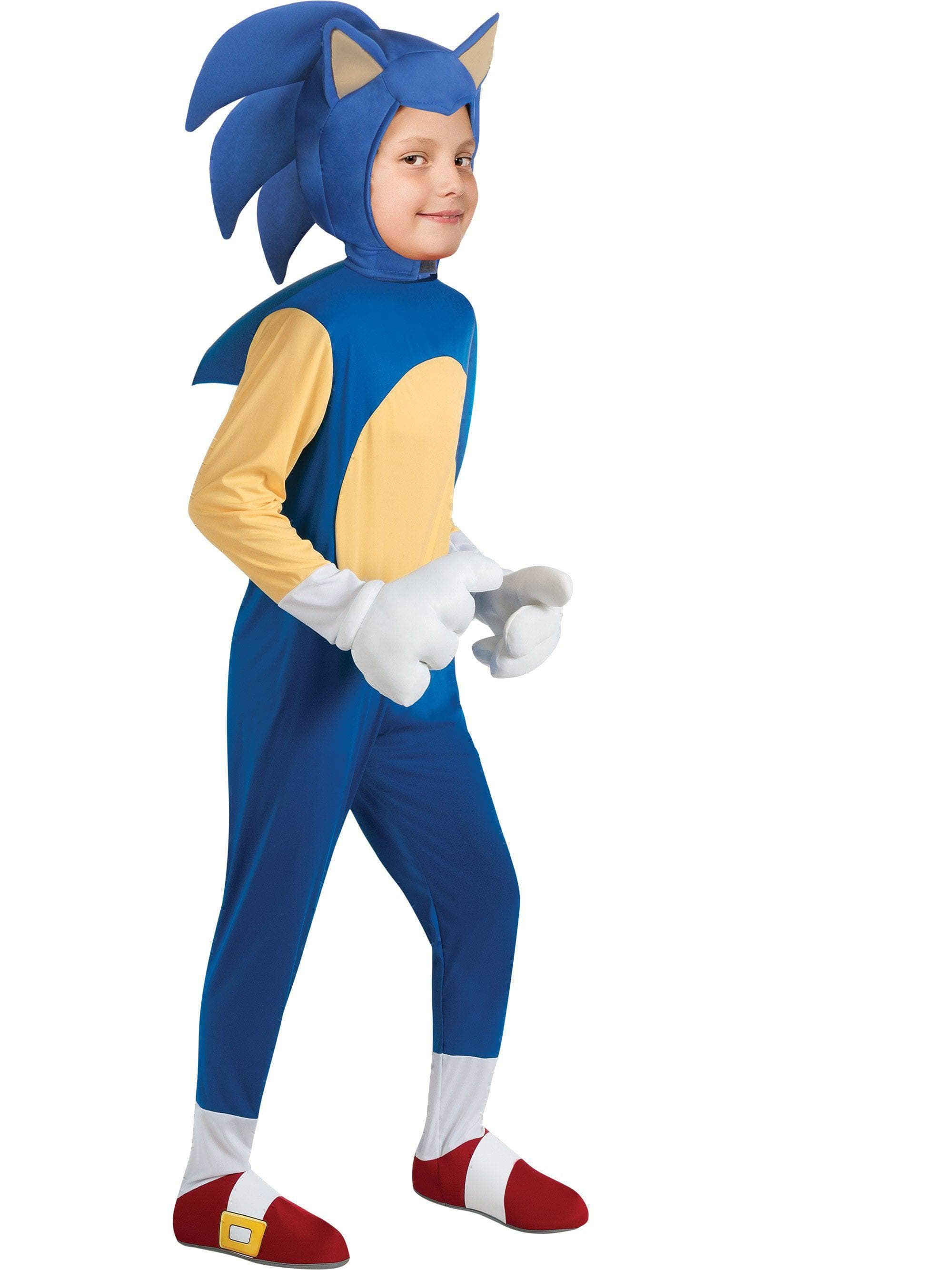 Kids Sonic The Hedgehog Sonic Deluxe Costume - costumes.com