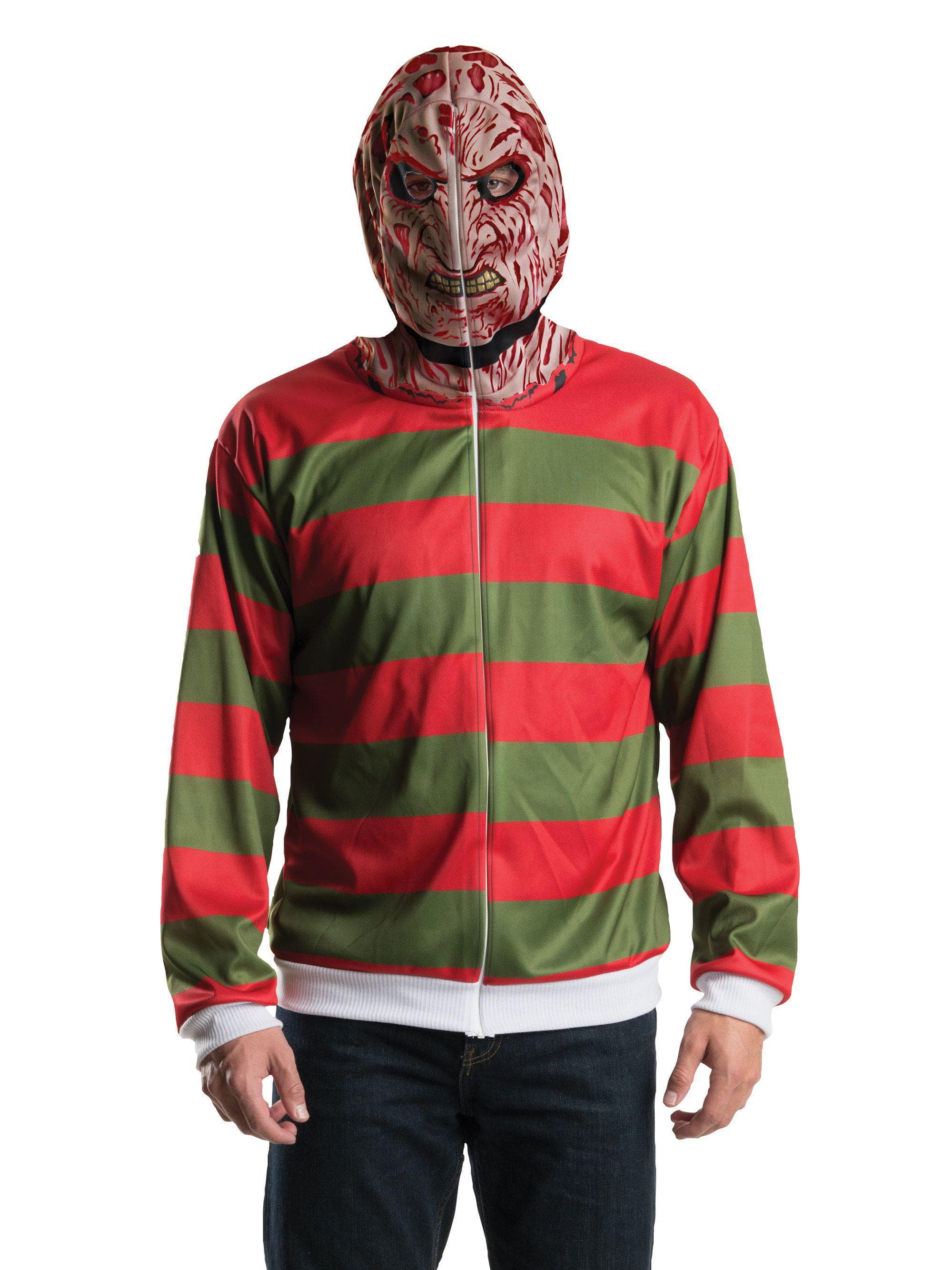 Adult A Nightmare on Elm Street Freddy Krueger Hoodie - costumes.com