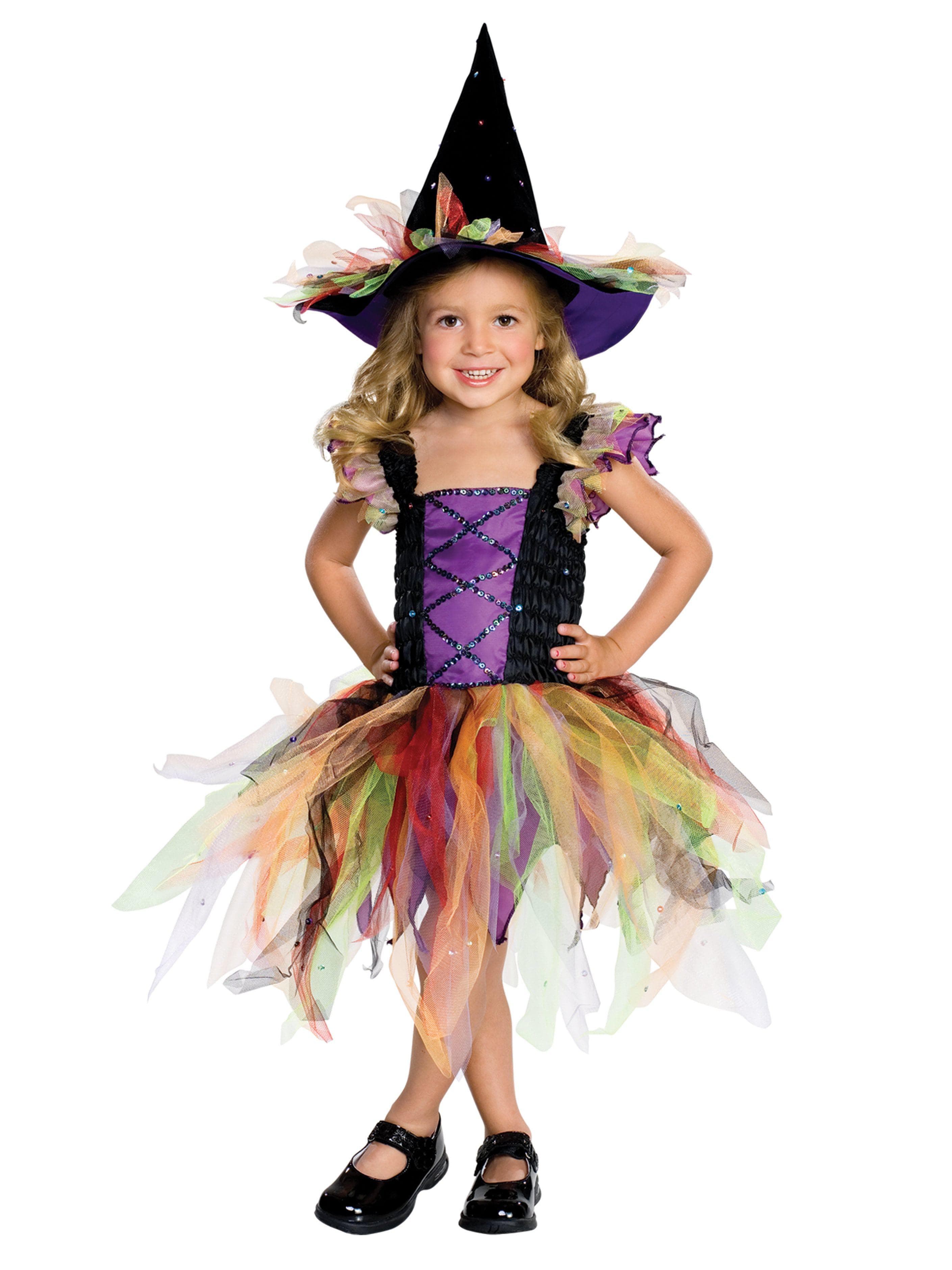 Girls' Autumn Sparkle Witch Costume - costumes.com