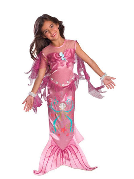 Girls' Pink Magical Mermaid Costume
