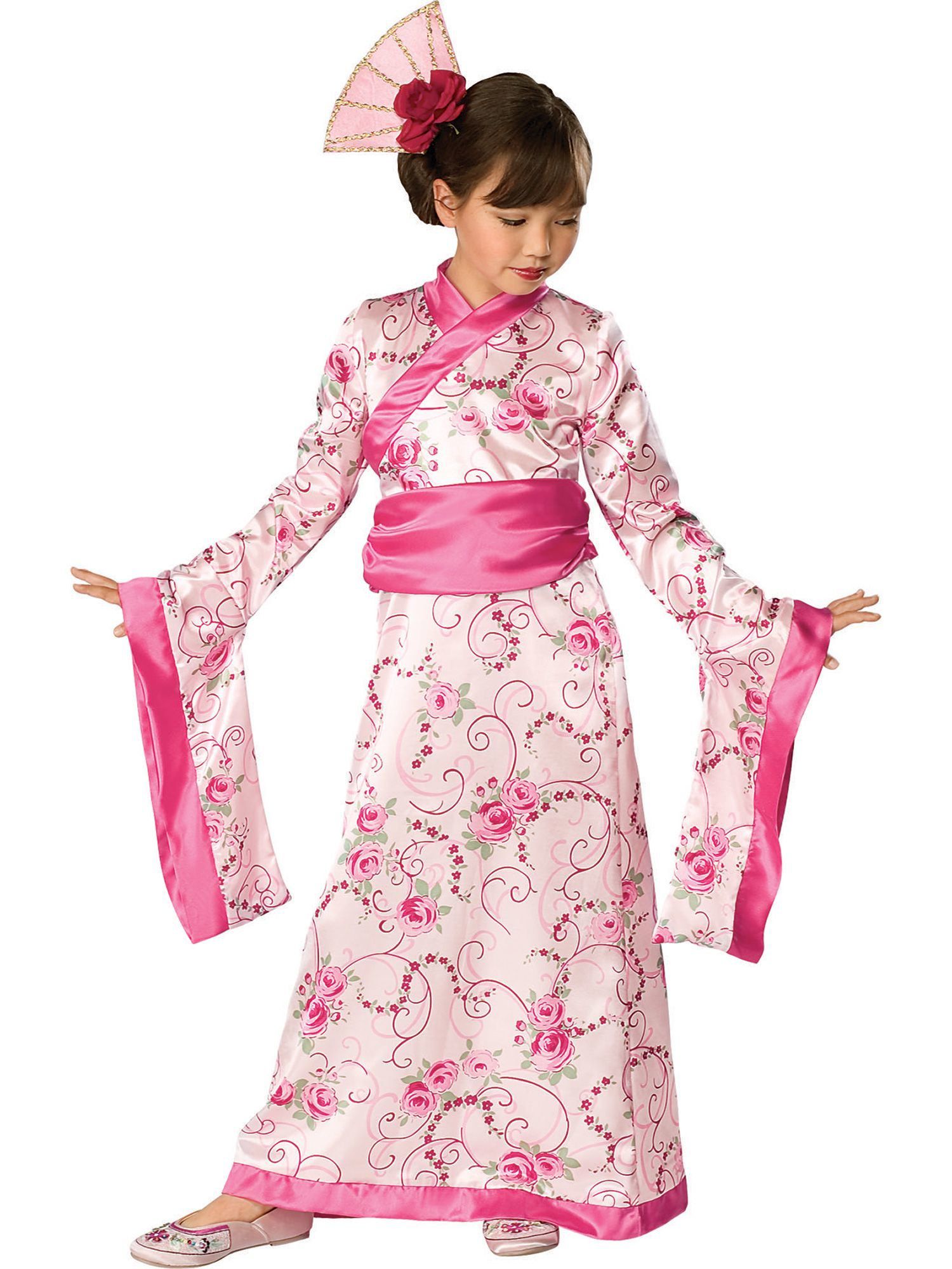Girls' Geisha-Inspired Princess Dress - costumes.com