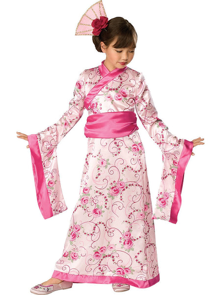 Girls' Geisha-Inspired Princess Dress