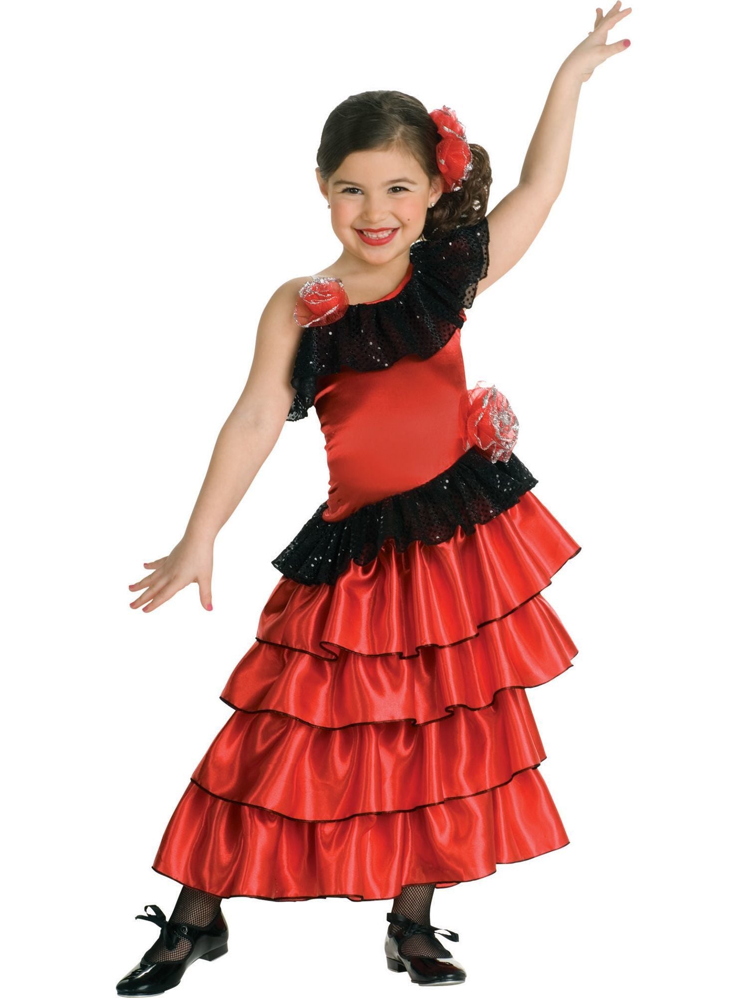 Girls' Flamenco Princess Dress - costumes.com
