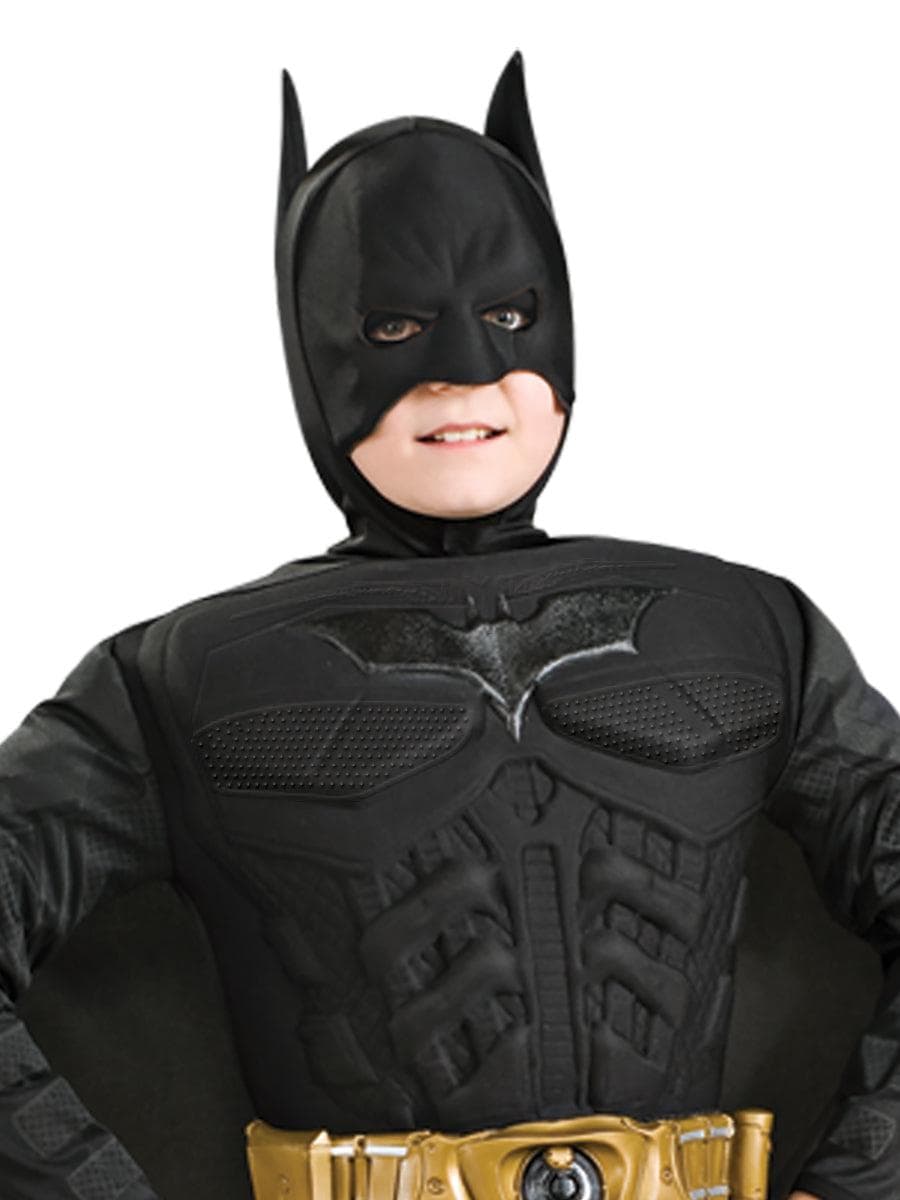 Kids Dark Knight Batman Deluxe Muscle Chest Costume - costumes.com