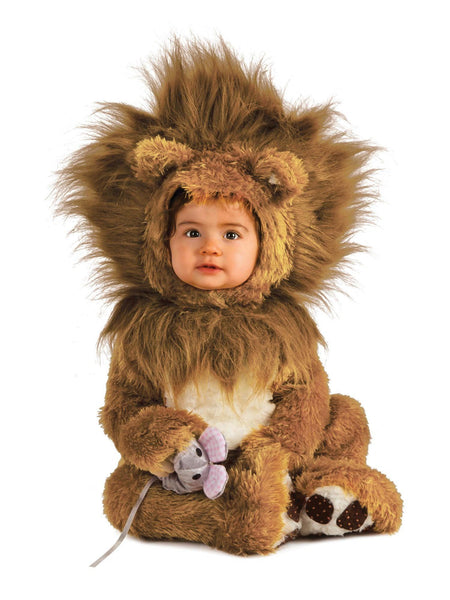 Lion Cub Costume and Rattle for Babies