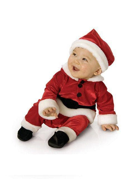 Baby/Toddler Velvet Santa Jumpsuit Newborn Costume