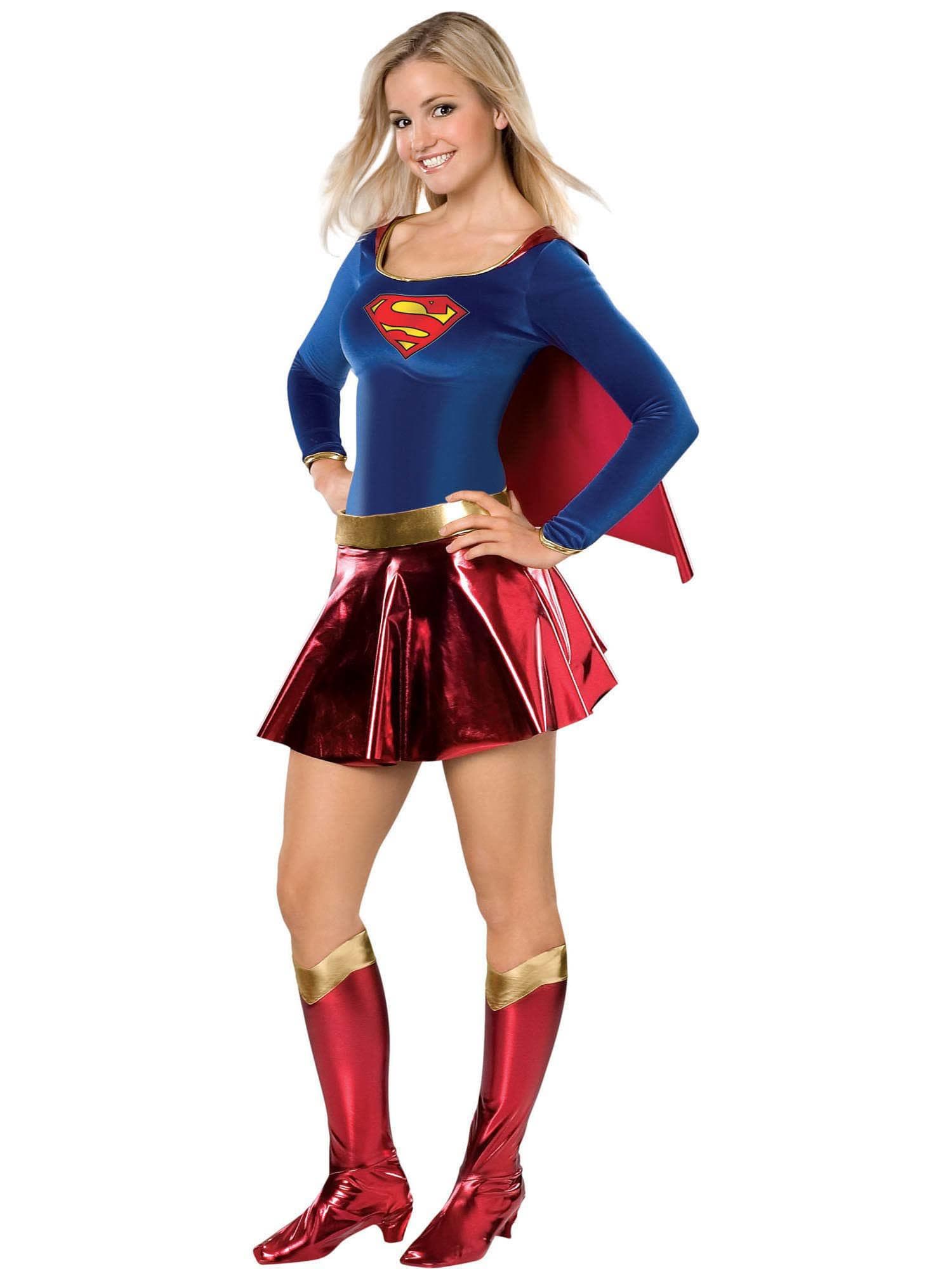 Adult DC Comics Supergirl Deluxe Costume - costumes.com