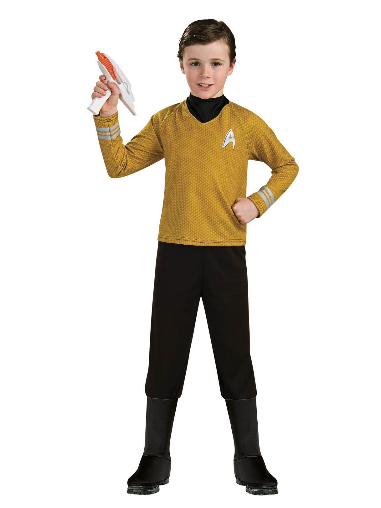 Kids Star Trek Captain Kirk Deluxe Costume - costumes.com