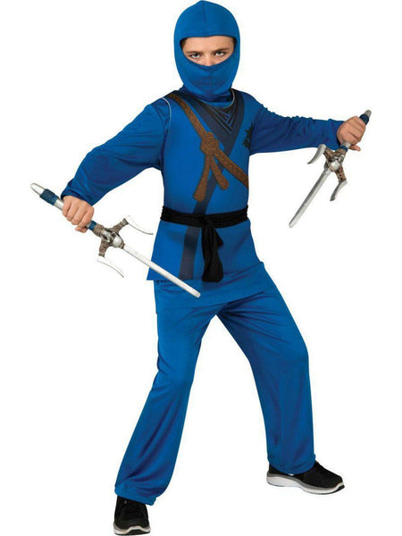 Kids' Blue Ninja Costume