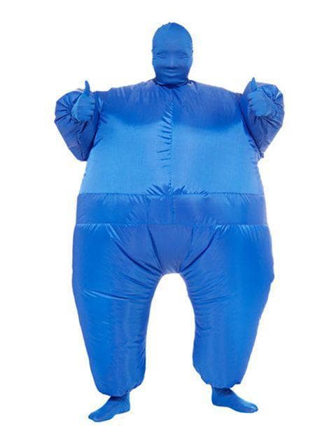 Adult Blue Inflatable Jumpsuit - costumes.com