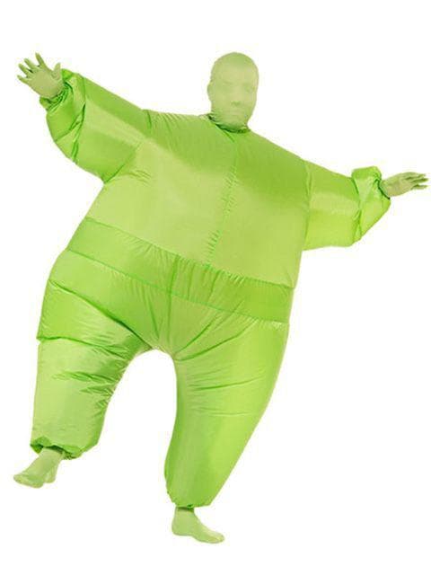 Adult Green Inflatable Jumpsuit - costumes.com