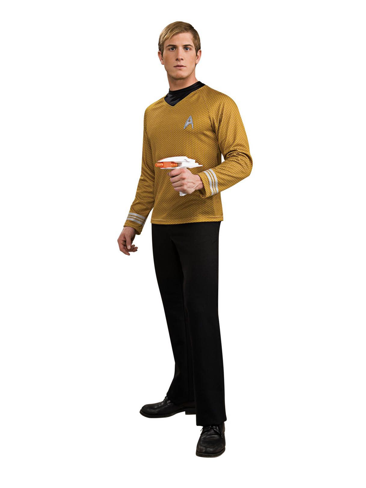 Adult Star Trek Captain Kirk Deluxe Costume - costumes.com